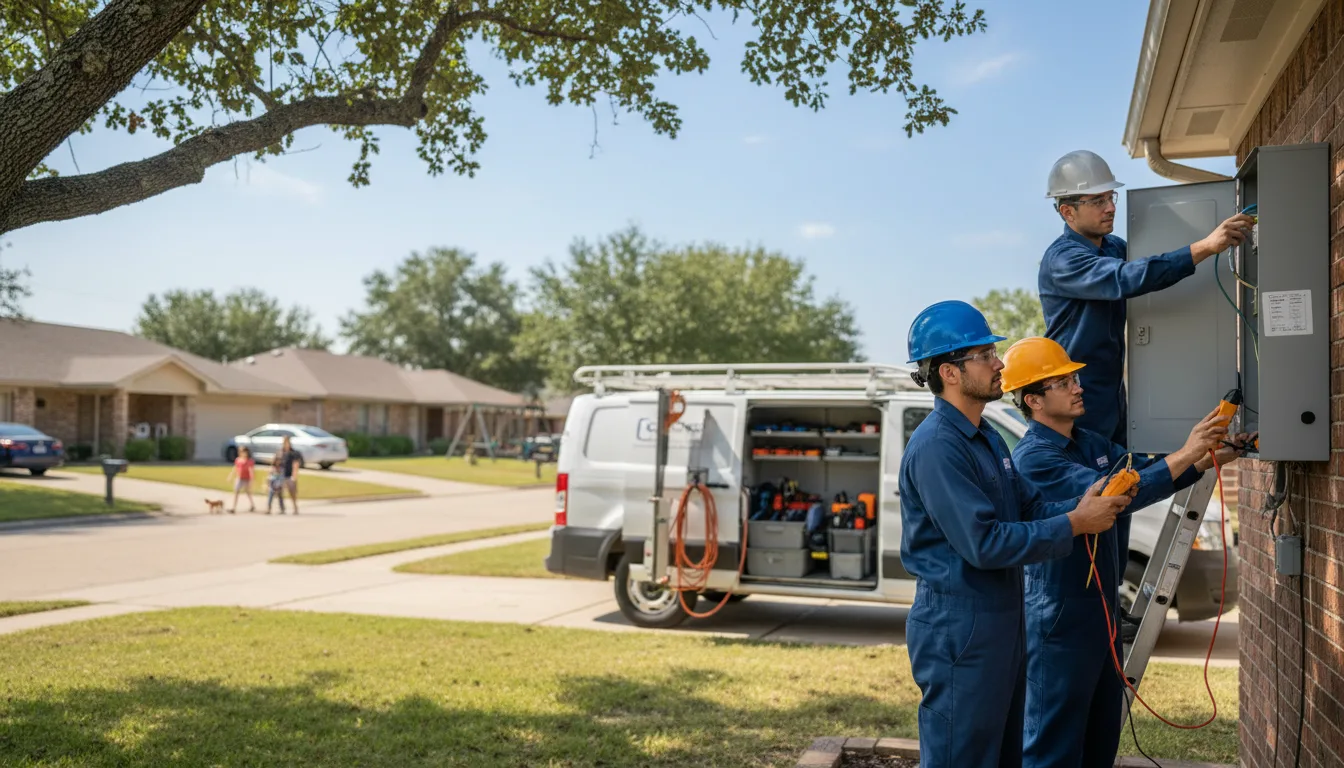 Certified electrician providing emergency electrical services in Dix, IL